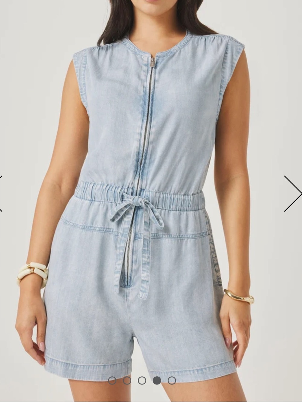 NWT Splendid Rosalie Indigo Romper Size Medium